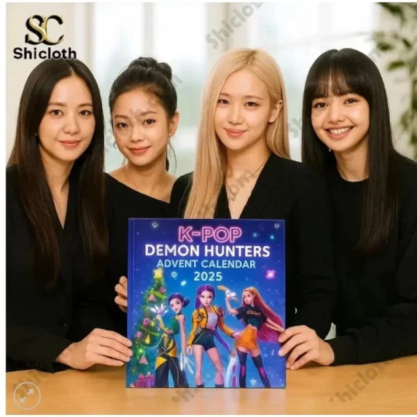 new Acrylic Demon Hunter Christmas Tree Ornament Kpop Style Advent Blind Box Cute Gothic Holiday Decor For Teens And Women Gift - Image 3