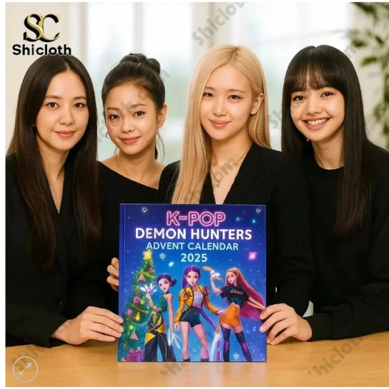 new Acrylic Demon Hunter Christmas Tree Ornament Kpop Style Advent Blind Box Cute Gothic Holiday Decor For Teens And Women Gift - Image 3