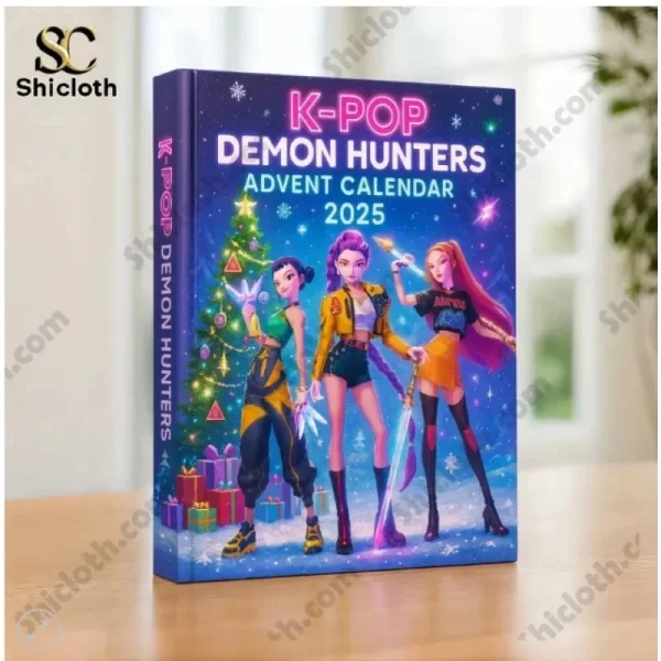 new Acrylic Demon Hunter Christmas Tree Ornament Kpop Style Advent Blind Box Cute Gothic Holiday Decor For Teens And Women Gift - Image 4
