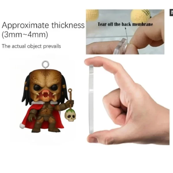 new Acrylic Demon Hunter Christmas Tree Ornament Kpop Style Advent Blind Box Cute Gothic Holiday Decor For Teens And Women Gift - Image 5