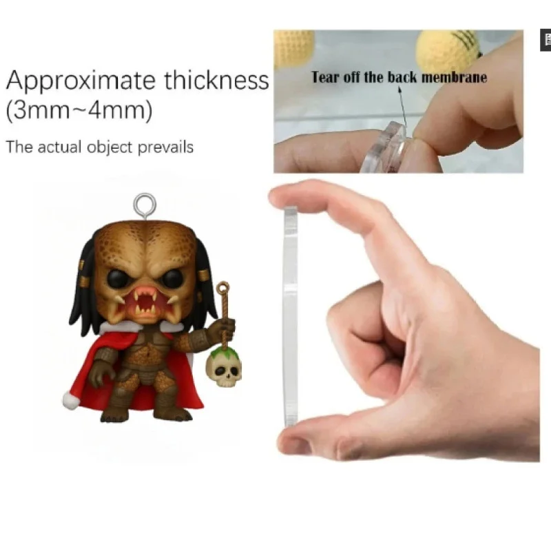 new Acrylic Demon Hunter Christmas Tree Ornament Kpop Style Advent Blind Box Cute Gothic Holiday Decor For Teens And Women Gift - Image 5